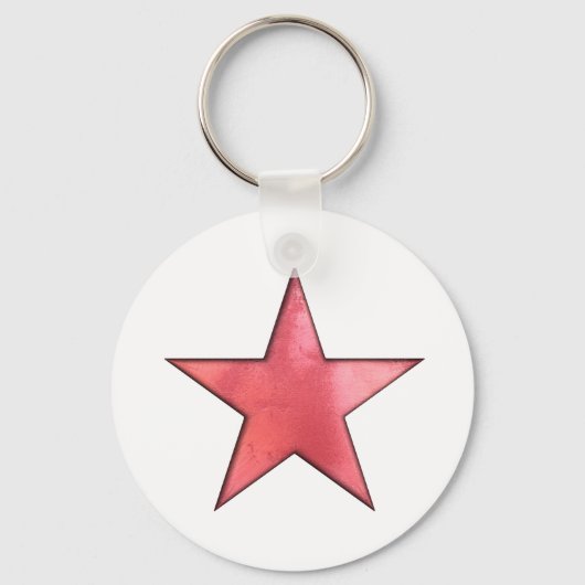 Porte-clés étoile rouge (Recto)