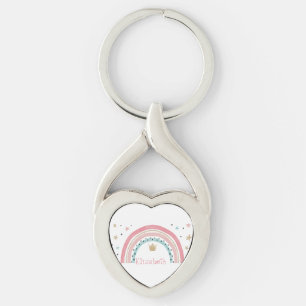 Porte-clés Étoiles Arc-en-ciel Mignonnes