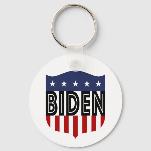 Porte-clés étoiles BIDEN et rayures (Recto)