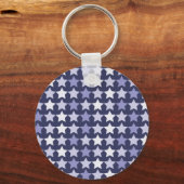 Porte-clés Étoiles bleues de la marine patriotique (Verso)