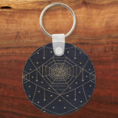 Porte-clés Étoiles de soie d'araignée tombée (Recto)