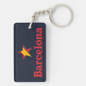 Porte-clés Étoiles d'Espagne – Barcelone (Dos)