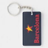 Porte-clés Étoiles d'Espagne – Barcelone (Devant)