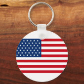 Porte-clés Étoiles et rayures USA (Recto)