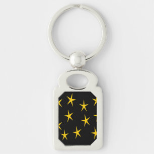 PORTE-CLÉS ÉTOILES JAUNES