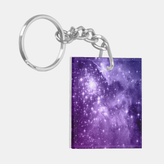 Porte-clés Étoiles magiques violettes (Devant gauche)