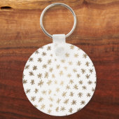 Porte-clés étoiles métalliques - or (Verso)