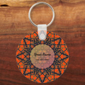 Porte-clés Étoiles orange (Recto)