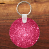 Porte-clés Étoiles roses chaudes (Recto)