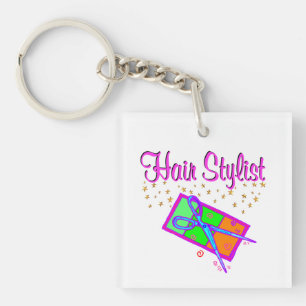 PORTE-CLÉS ÉTONNANT CHEVEUX STYLISTE ET BEAUTICIEN