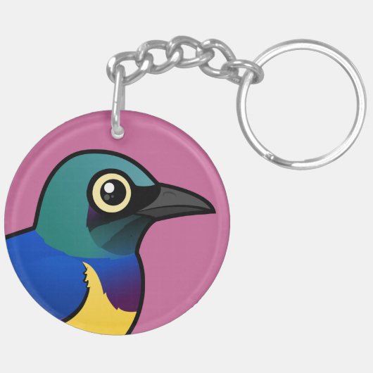 Porte-clés Étourneau D'or-breasted de Birdorable (Dos gauche)