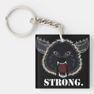 Porte-clés Être Fort Comme un Loup