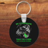 Porte-clés Être Plus Forte Que Les Handicap Cerveau De Tempêt (Recto)