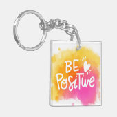 Porte-clés Être positif (Devant gauche)