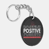 Porte-clés Être positif (Devant gauche)