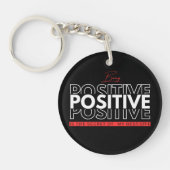 Porte-clés Être positif (Devant)