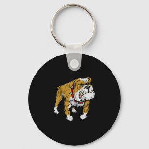 Porte-clés Être un amoureux des bulldogs 17
