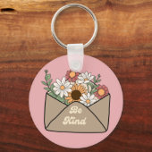 Porte-clés être un bon devis sur l'enveloppe de messages de f (Recto)