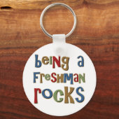 Porte-clés Être Un Freshman Rocks (Recto)
