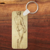 Porte-clés Étude de la statue de David de Michel-Ange par Rap (Verso)
