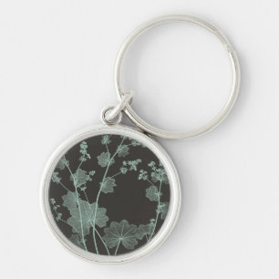 Porte-clés Étude de nature de menthe et de charbon de bois I