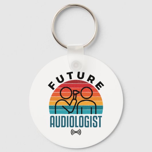 Porte-clés Étudiant en audiologie du futur audiologiste (Recto)