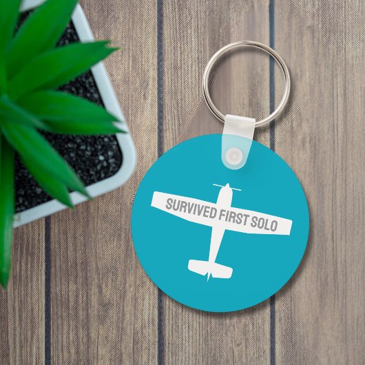 Porte-clés Étudiant pilote premier avion solo amusant Aviatio