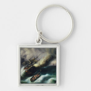 Porte-clés Étudiez pour le Burning du "Kent" en 1825