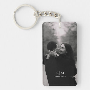 Porte-clés Étui iPhone avec photo de couple personnalisée