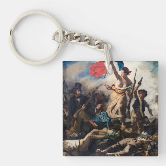 Porte-clés Eugene Delacroix - La Liberté guidant le peuple (Devant)
