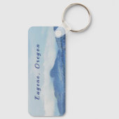 Porte-clés "Eugene, Oregon" Porte - clé à deux côtés (Verso)