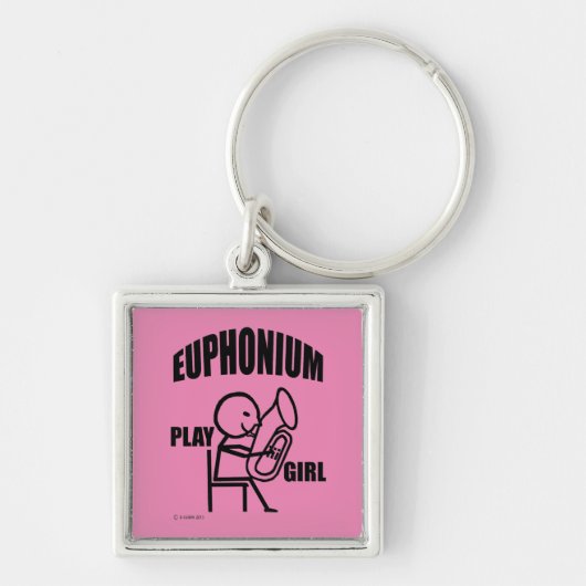 Porte-clés Euphonium Play Girl (Devant)
