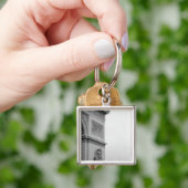 Porte-clés Europe, France, Paris. Arc de Triomphe et 2 (main)