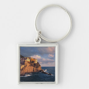 Porte-clés Europe, Italie, Manarola. Les maisons nichées dans