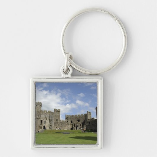 Porte-clés Europe, Pays de Galles, Caernarfon. Château de Cae (Devant)