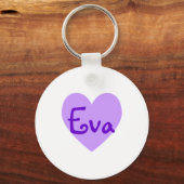 Porte-clés Eva en violet (Recto)