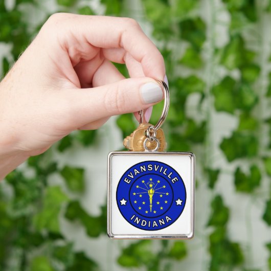 Porte-clés Evansville Indiana (main)