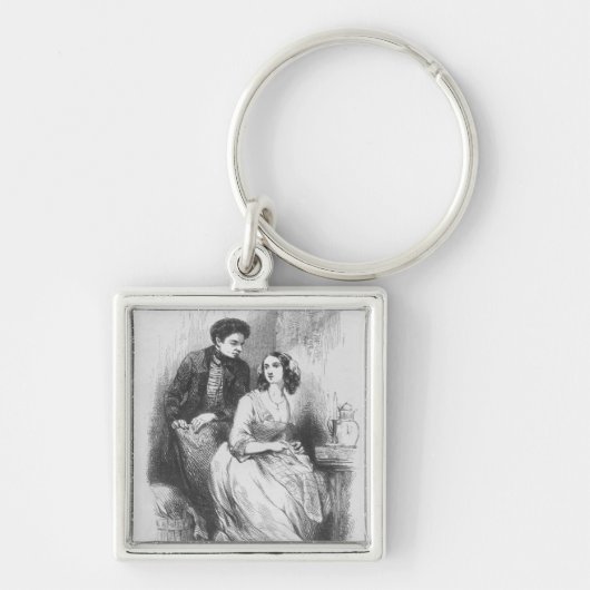 Porte-clés Ève et David Sechard (Devant)
