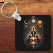 Porte-clés Éveil du cosmos intérieur (Recto)