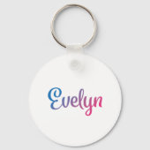 Porte-clés Evelyn Stylish Cursive (Recto)
