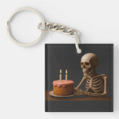 Porte-clés Even Skeletons Deserve a Birthday Slice (Devant)