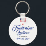 Porte-clés Événement Patriotique Thématique | Porte - clé du<br><div class="desc">Porte - clés ou bannières classiques mais minimes, adaptés à un événement ou une fête patriotique à l'américaine. Un grand sujet pour une campagne politique, ou tout autre événement patriotique. Tous les éléments de la conception sont déverrouillés et réglables. Il vous suffit d'utiliser la fonction de personnalisation pour apporter les...</div>