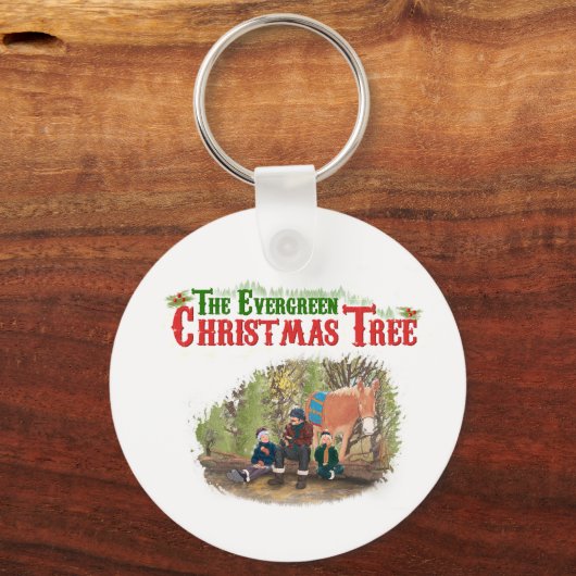 Porte-clés Evergreen Christmas Tree Keychain (Recto)