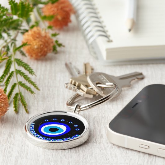 Porte-clés Evil Eye Talisman & arabe Amulet /turc, grec (Côté)