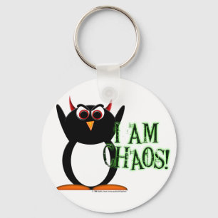 Porte-clés Evil Penguin™ Chaos Porte - clé