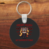 Porte-clés Evil Vampire Chat Halloween Citrouille Chat Éffray (Recto)