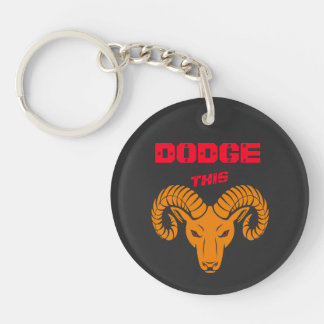 Porte-clés Évitez cette Ram Aries Super Orange Sport