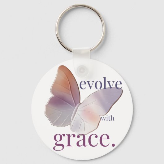 Porte-clés Évoluer avec le thème de grâce (Recto)