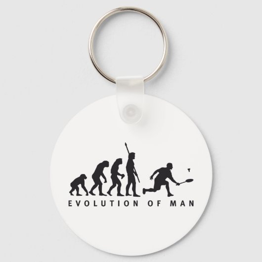 Porte-clés evolution badminton (Recto)