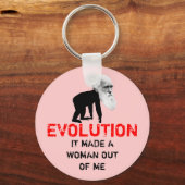 Porte-clés évolution Darwin (Recto)